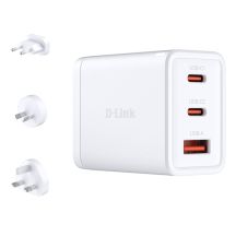 D-Link DCP-651 Ladegerät für mobile Geräte, universell, weiß, Wechselstrom, Schnellladen, intern