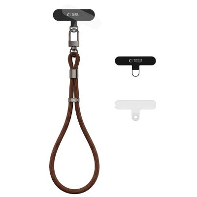 Tech-Protect C11S Seil-Handschlaufe für Handys – Braun