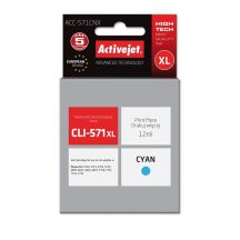 Activejet ACC-571CNX Tinte (ersetzt Canon CLI-571XLC; Supreme; 12 ml; blau)