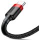 12. BASEUS CAFULE CABLE 2A 2M (ROT-SCHWARZ)
