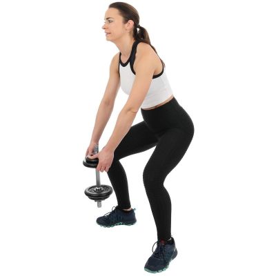 45. Gusseiserne Hantel 10 kg, Enero Fit Koffer