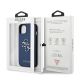 8. Guess GUHCP13SSA4GSBL iPhone 13 mini 5.4" blau/blau Hardcase Saffiano 4G Metal Logo