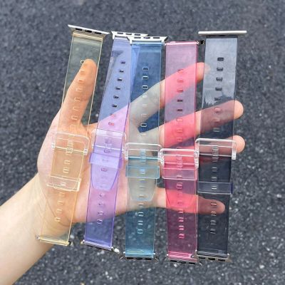 2. Silikonarmband Armband Armband Armband Light für Apple Watch 38 / 40 mm - Lila