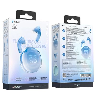 8. Acefast T9 Bluetooth 5.3 In-Ear-Funkkopfhörer – Blau