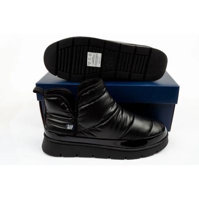 9. GAP Damenschuhe Alabama Winterstiefeletten Schwarz Slip-On