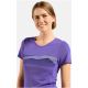 3. Damen-T-Shirt ODLO F-DRY RIDGELINE, Rundhals, kurzärmelig, violett
