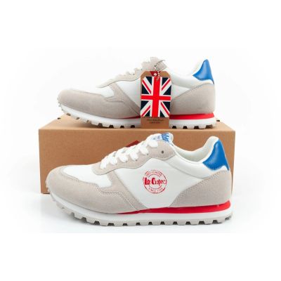 10. Lee Cooper Damen-Sportschuhe, Sneaker, leicht, bequem, modisch, weiß