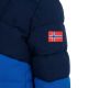 3. Trollkids Kinder Gryllefjord Wasserdichte Winterjacke mit Kapuze, Blau/Marineblau (365-100)