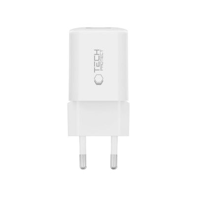 3. Tech-Protect NCM33W 2-Port PD33W/QC3.0 Wandladegerät - weiß
