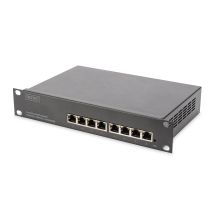 Layer-2-verwalteter Netzwerk-Switch 10" 8xRJ45 10/100/1000 Mbit/s