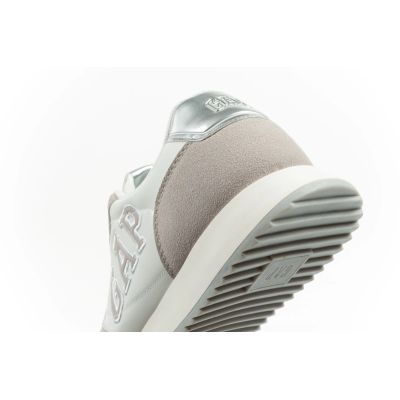 7. Gap Damen-Sportschuhe Nashville Arch Logo Sneaker, modisch und bequem, weiß-beige