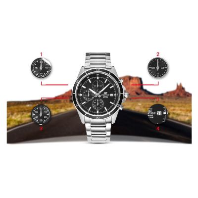 5. Herrenarmbanduhr CASIO EDIFICE EFR-526D-1AVUEF + B0X