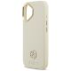 6. Guess Grained Strass Logo MagSafe Hülle für iPhone 17 - Beige