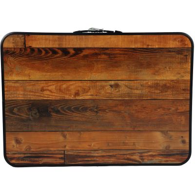 8. Klappbarer Campingtisch 75 x 55 x 25-59 cm, Holz