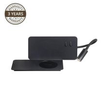 FIJI 19132-BK 5+3W LED-Wandleuchte mit Ladegerät, schwarz