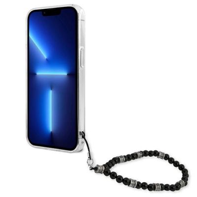 5. Guess GUHCP13XKPSBK iPhone 13 Pro Max 6.7" Transparente Hardcase Black Pearl