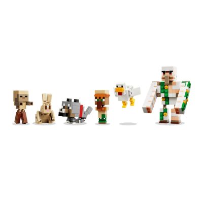 4. LEGO Minecraft 21592 – Hühnerreiter-Wüstenangriff