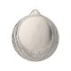 Allgemeine silberne Medaille mit Platz für ein 50-mm-Emblem – Stahlmedaille