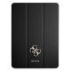 Guess Saffiano Collection iPad 12.9" 2021 Buchcover-Hülle - Schwarz