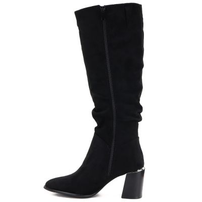 3. Damenstiefel mit Blockabsatz, schwarz, Jezzi MR2623-7
