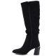 3. Damenstiefel mit Blockabsatz, schwarz, Jezzi MR2623-7