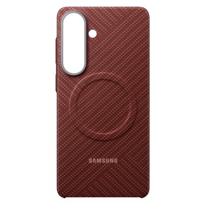 4. Samsung Carbon Magnet Case für Samsung Galaxy S26+, kompatibel mit MagSafe – rot