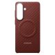 4. Samsung Carbon Magnet Case für Samsung Galaxy S26+, kompatibel mit MagSafe – rot