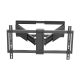 2. MACLEAN TV-WANDHALTERUNG, VESA 600 x 400, max. 37–90 Zoll, max. Traglast 65 kg, Schwarz, MC-881 N