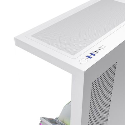 13. MODECOM VOLCANO STELLAR PLUS ARGB MIDI 8F WEISSES GEHÄUSE