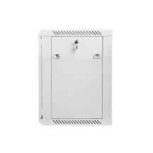 Lanberg WF01-6412-10S Rack-Schrank (12 HE; 635 mm / 600 mm / 450 mm; Wandmontage; Glas; 19 Zoll; grau)