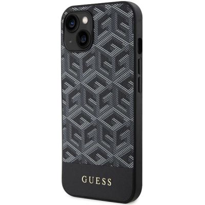 2. Guess GCube Stripes MagSafe Hülle für iPhone 15 / 14 / 13 – Schwarz
