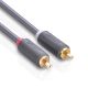5. Ugreen AV104 10518 Audiokabel 2RCA (männlich) / 2RCA (männlich) 2 m – grau