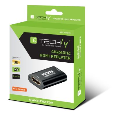 2. Techly IDATA HDMI2-RIP4KT AV Extender AV-Verstärker Schwarz