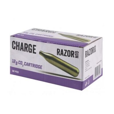 3. RazorGun CO2-Kapseln 12g - 50 Stück pro Karton