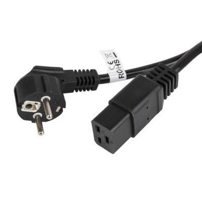 LANBERG Server-Stromkabel CEE 7/7 -> C19, 16 A, 1,8 m