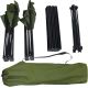 38. Faltbares Touristen-Set 3-in-1 Tisch und 2 Stühle Green Enero Camp