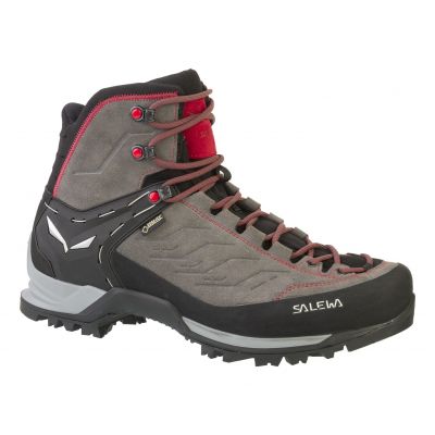 Salewa MTN Trainer Mid GTX Herren Erwachsene Dunkelgrau, Grau, Rot