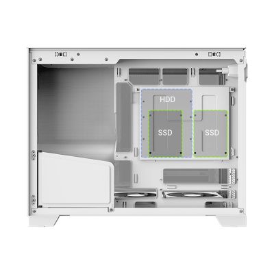 7. GameMax NEX C33 WH Computersicherheit & Halterungen Weiß
