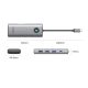 2. Orico PW11 8-in-1 USB-C Dockingstation (2x USB-A 3.0, 1x USB-A 2.0, 1x USB-C 3.0, 1x USB-C PD 100W, 1x HDMI 4K 60Hz, 1x VGA 1080p 60Hz, 1x RJ45 Gigabit Ethernet) – Grau