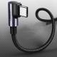 8. Ugreen US255 50123 USB-C (gerade) / USB-C (gewinkelt) PD QC-Kabel 60 W 3 A 1 m – grau