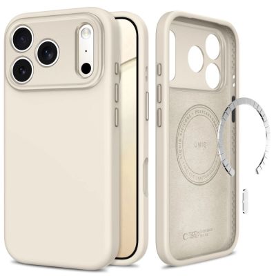 Tech-Protect Uniq MagSafe CC Hülle für iPhone 18 Pro Max / 17 Pro Max – Beige