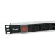 4. Equip 333319 PDU Stromverteilungseinheit 6 x Netzwerkdosen 1U Schwarz