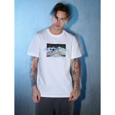 3. Herren-T-Shirt mit Aufdruck, regulär, Größe 4F 4FRSS26TTSHM3658-10S