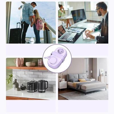 5. Orico AP3 20W GaN 5-in-1 Steckdosenleiste (2x Netzanschluss + 2x USB-A + 1x USB-C) – Lila