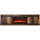 GRANERO TV-Schrank + Kamin 200x56,7x35 Altholz