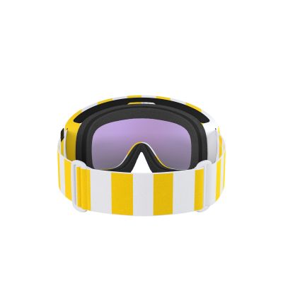 4. POC Fovea Skibrille Weiß/Gelb