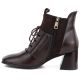 3. Gefütterte Damen-Ankle-Boots mit hohem Absatz, braun, Vinceza 58670