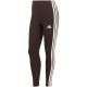 2. adidas Essentials Leggings mit 3 Streifen für Damen, Braun, KS6286