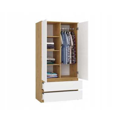 3. MALWA SS-90 ARTISAN KLEIDERSCHRANK / WEISSES SET
