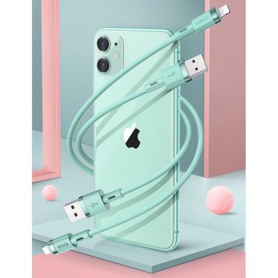 2. Joyroom Flüssigsilikon-Datenkabel N2 USB-A / Lightning 2,4 A 1,2 m – Schwarz